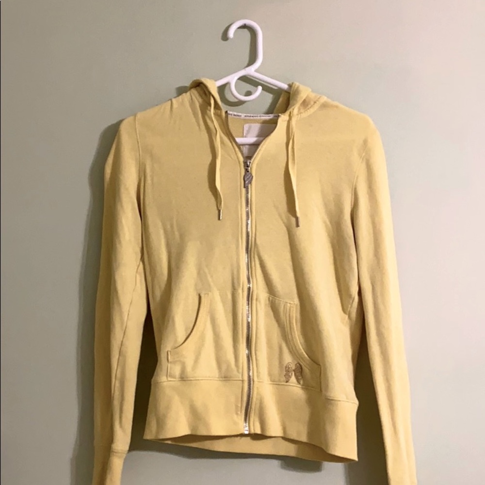 Victoria’s Secret Yellow Full Zip Hoodie
